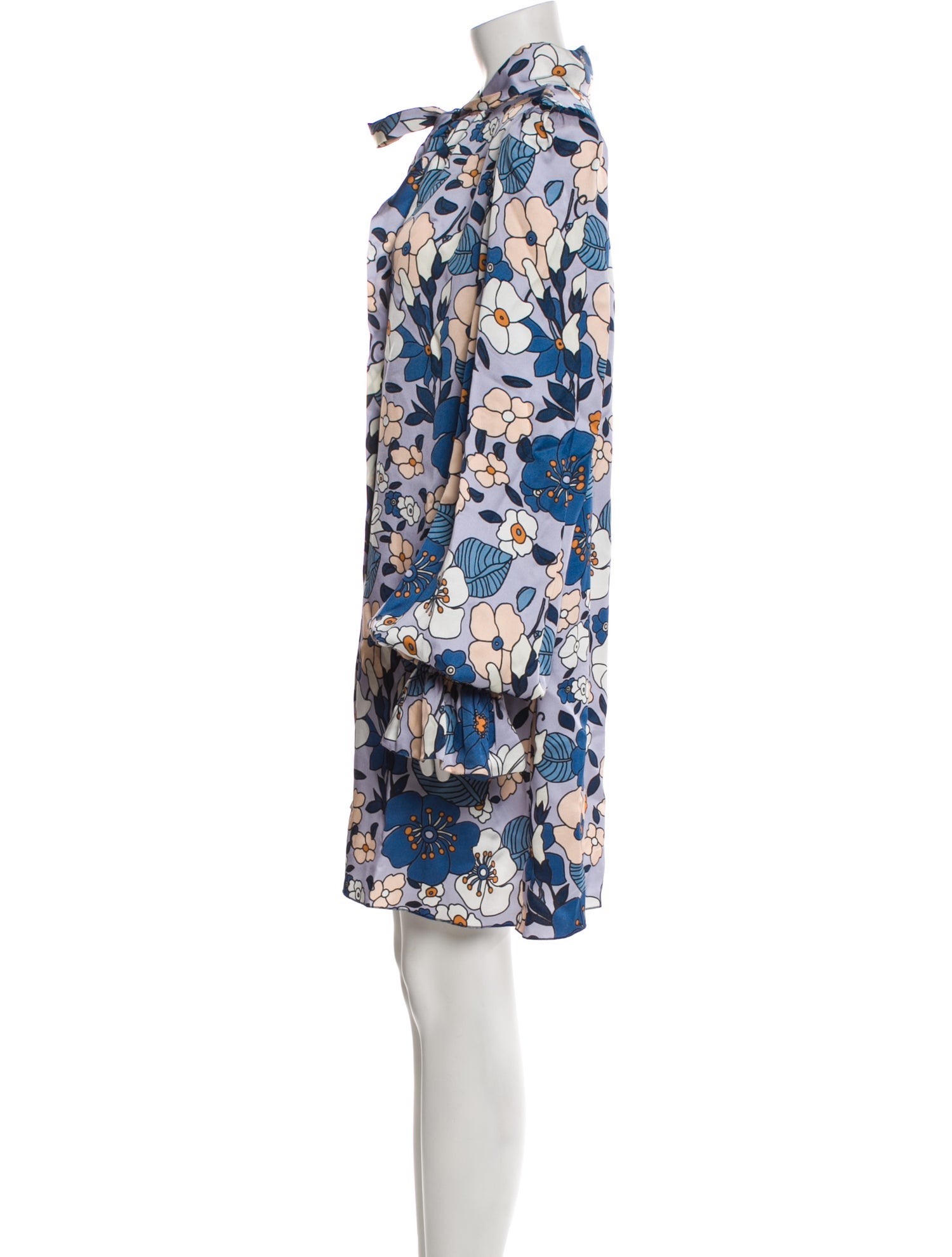 The Vampire's Wife Floral Print Knee-Length Dress