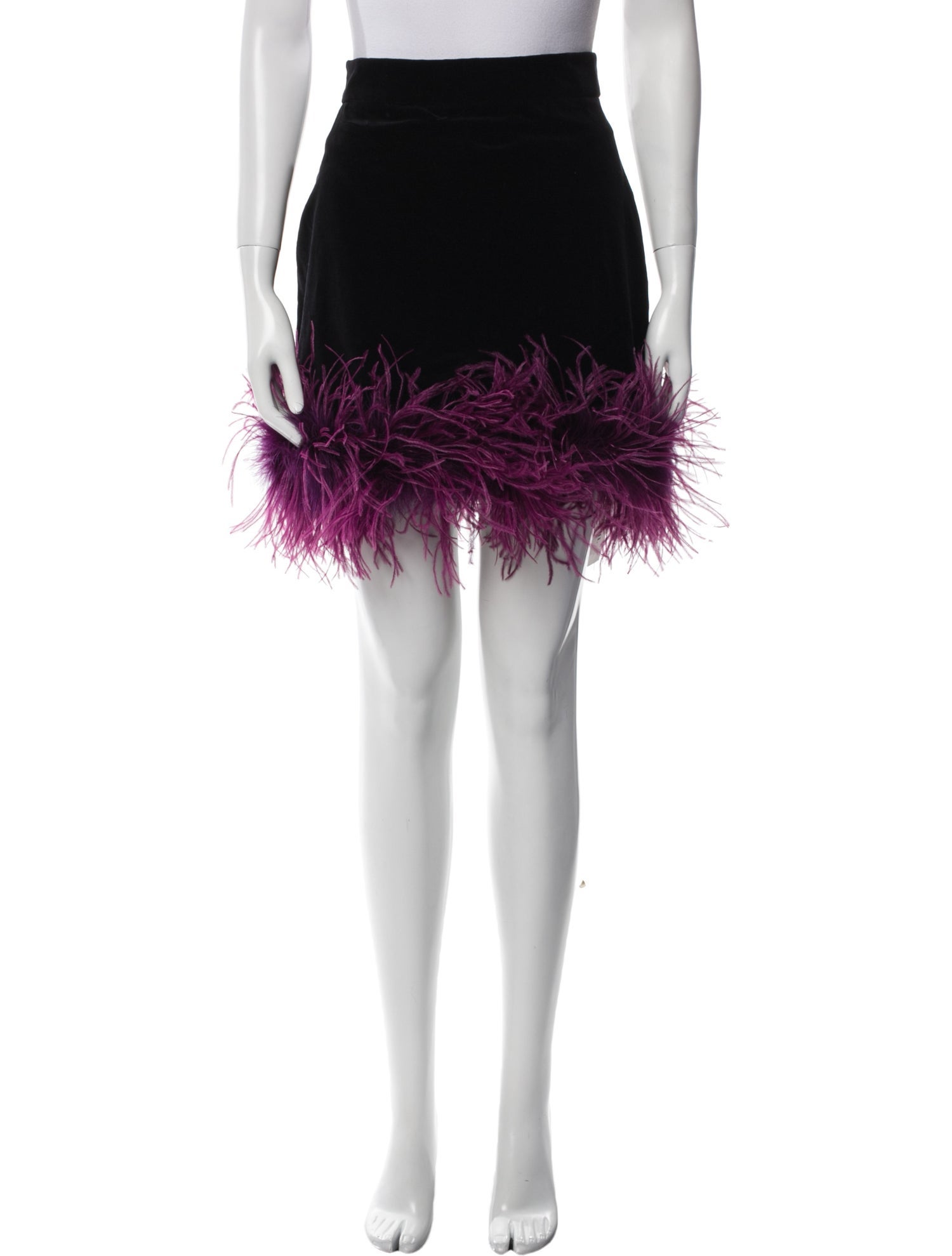 The Vampire's Wife Velvet Mini Skirt