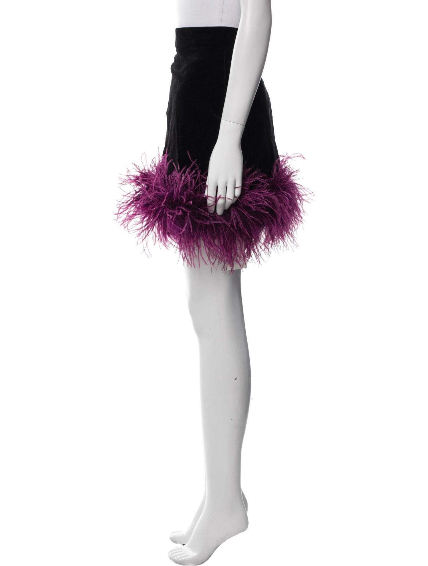 The Vampire's Wife Velvet Mini Skirt