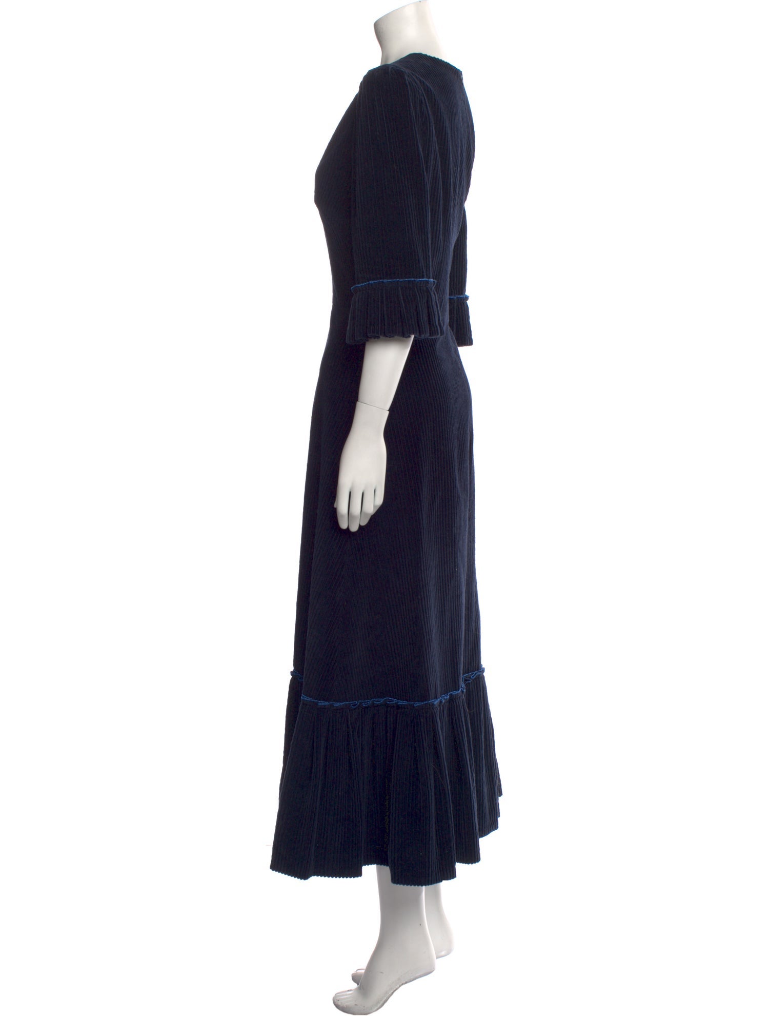 The Vampire's Wife Crew Neck Long Dress