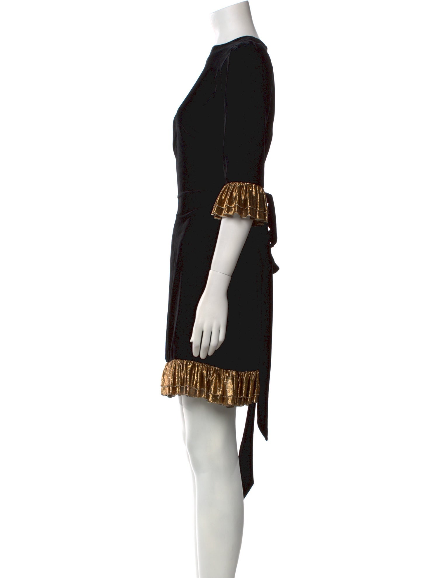 The Vampire's Wife Bateau Neckline Mini Dress