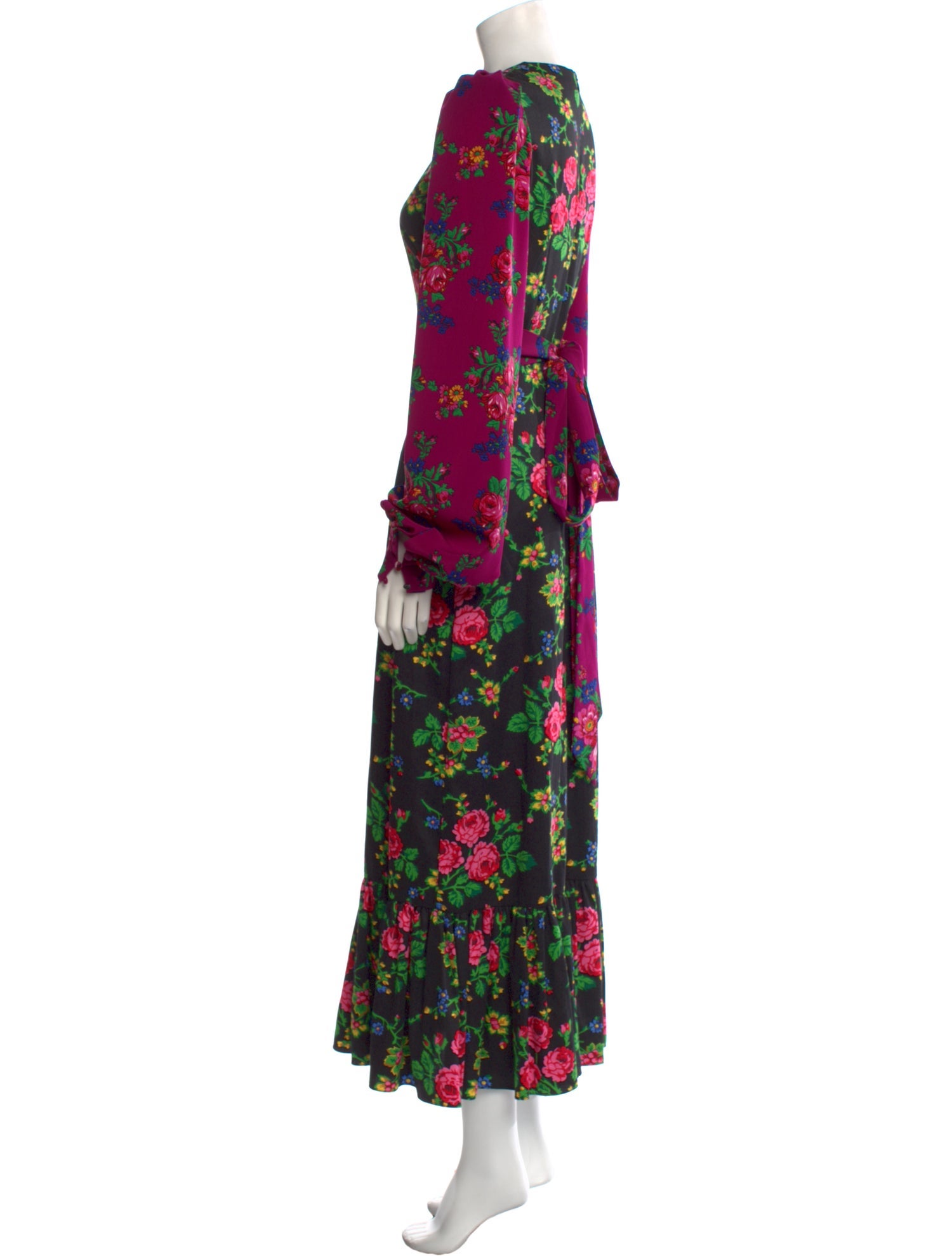 The Vampire's Wife Floral Print Long Dress