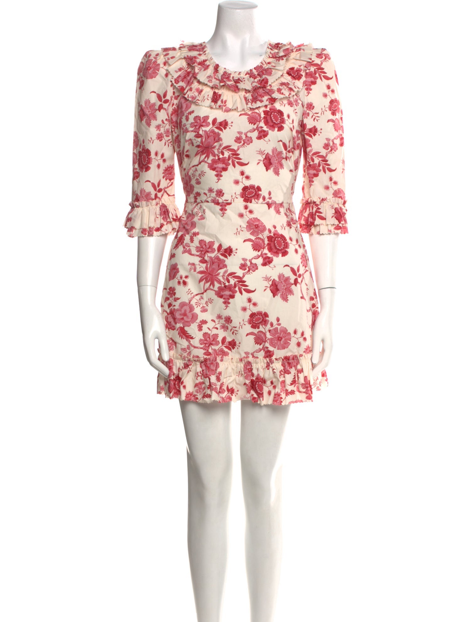 The Vampire's Wife Floral Print Mini Dress
