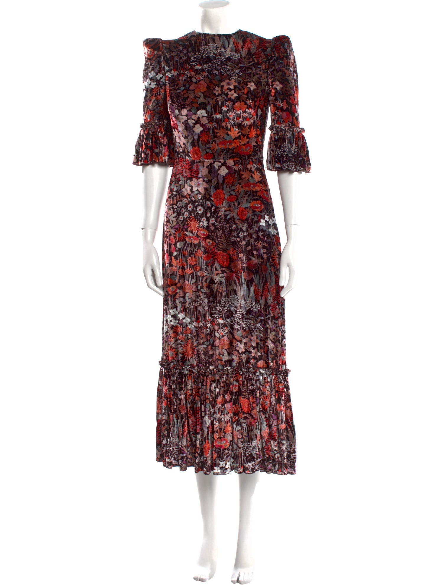The Vampire's Wife Floral Print Long Dress