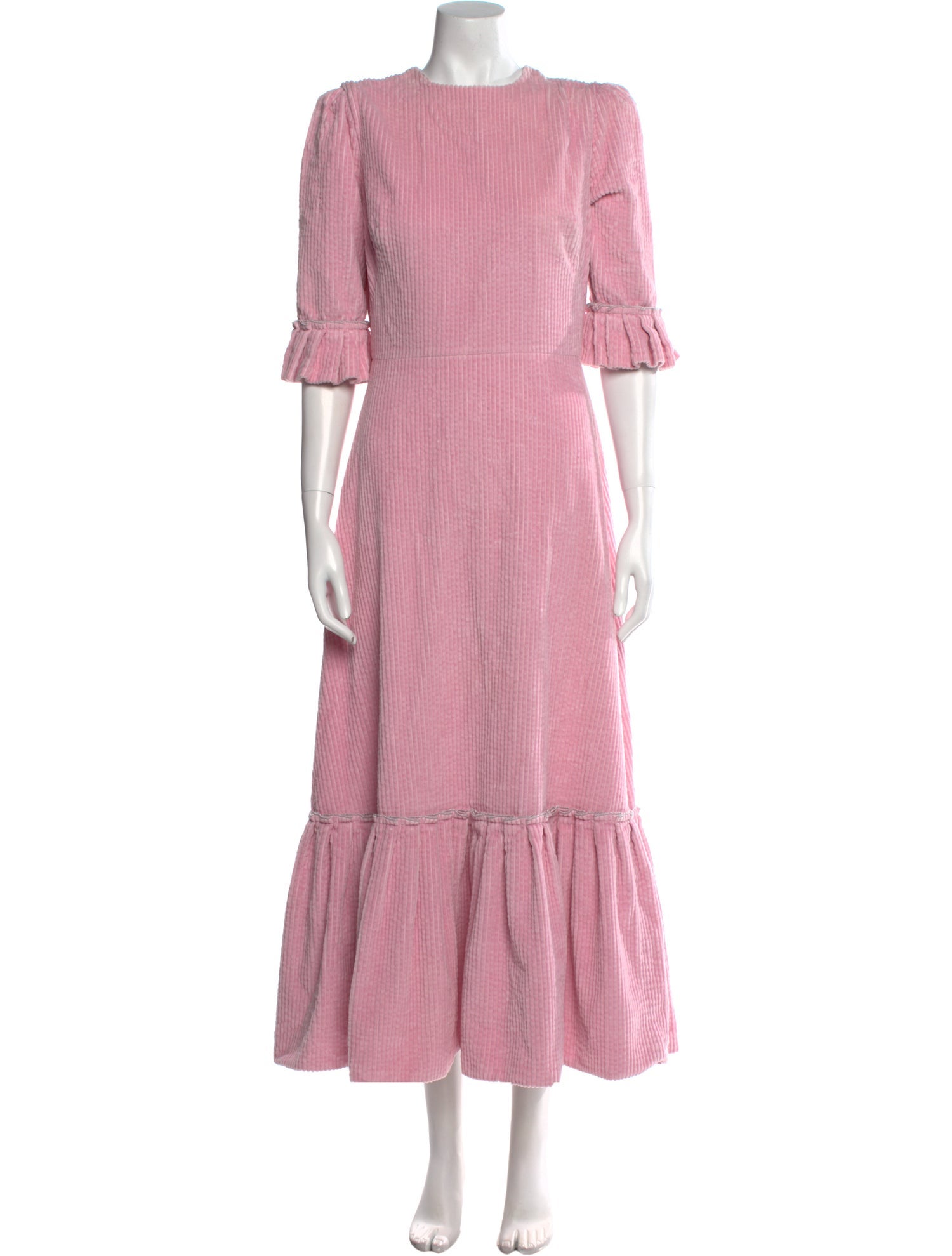 The Vampire's Wife Crew Neck Long Dress