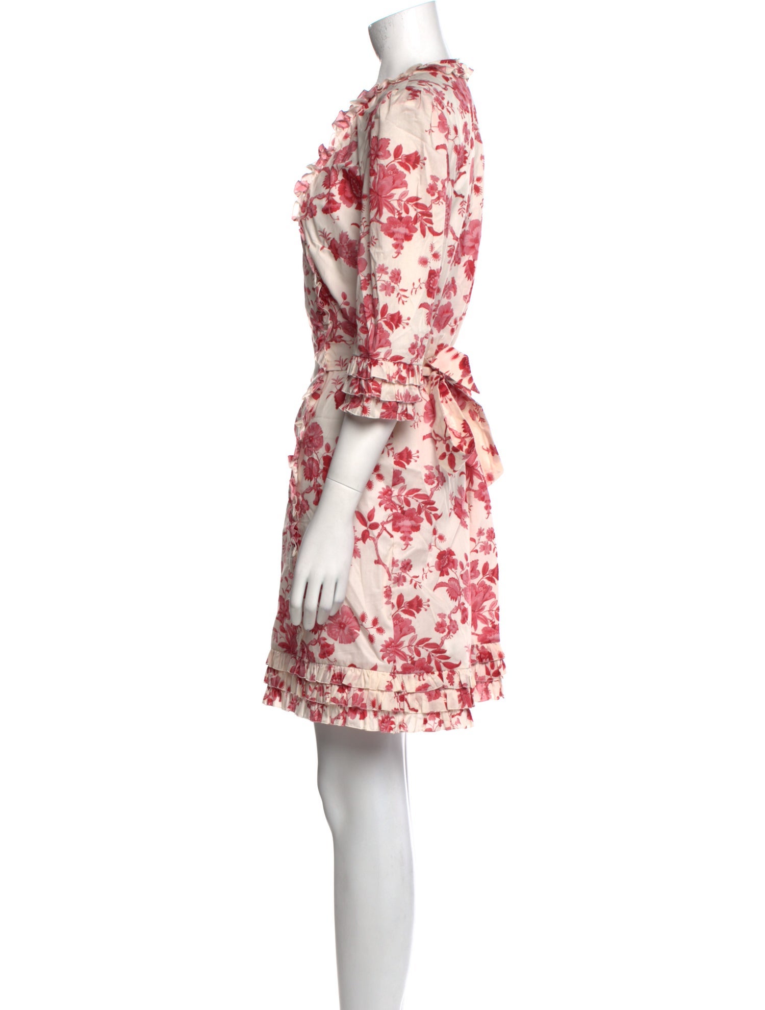 The Vampire's Wife Floral Print Mini Dress