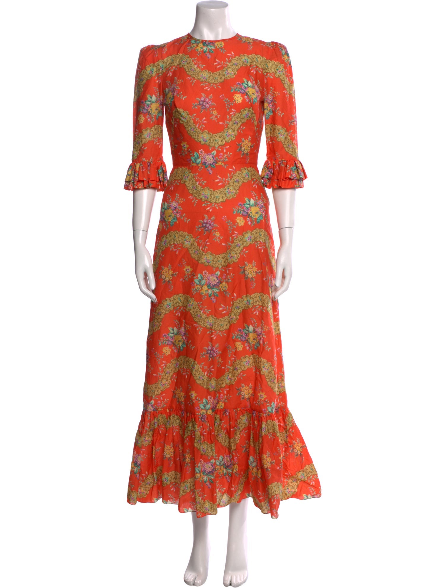 The Vampire's Wife Floral Print Long Dress
