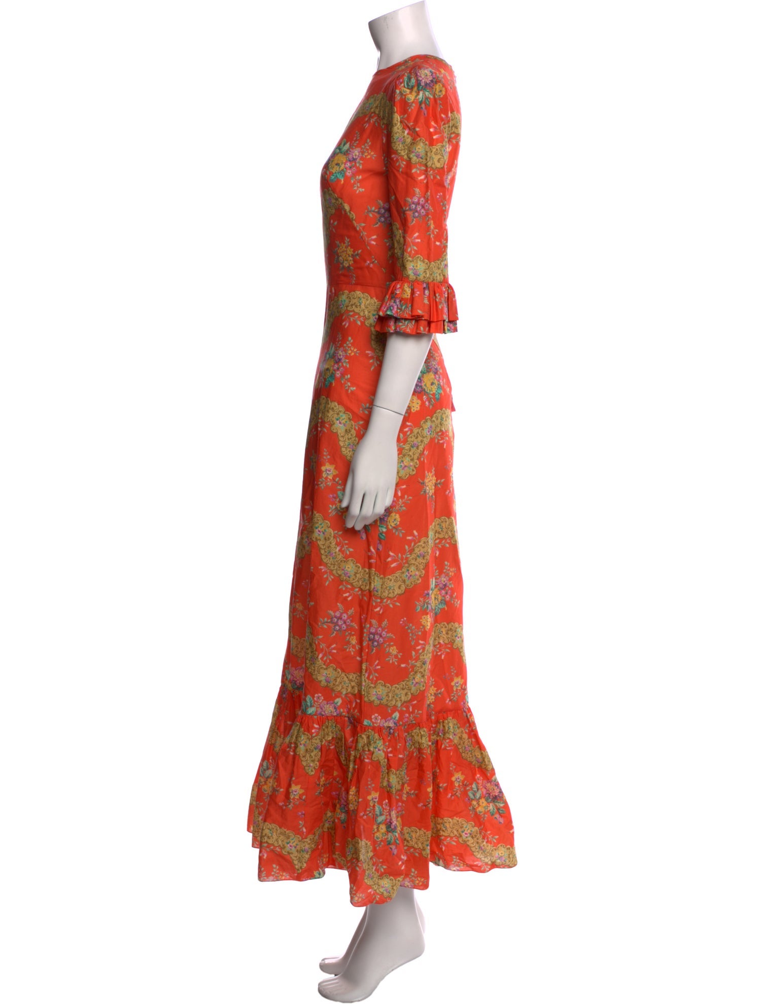 The Vampire's Wife Floral Print Long Dress