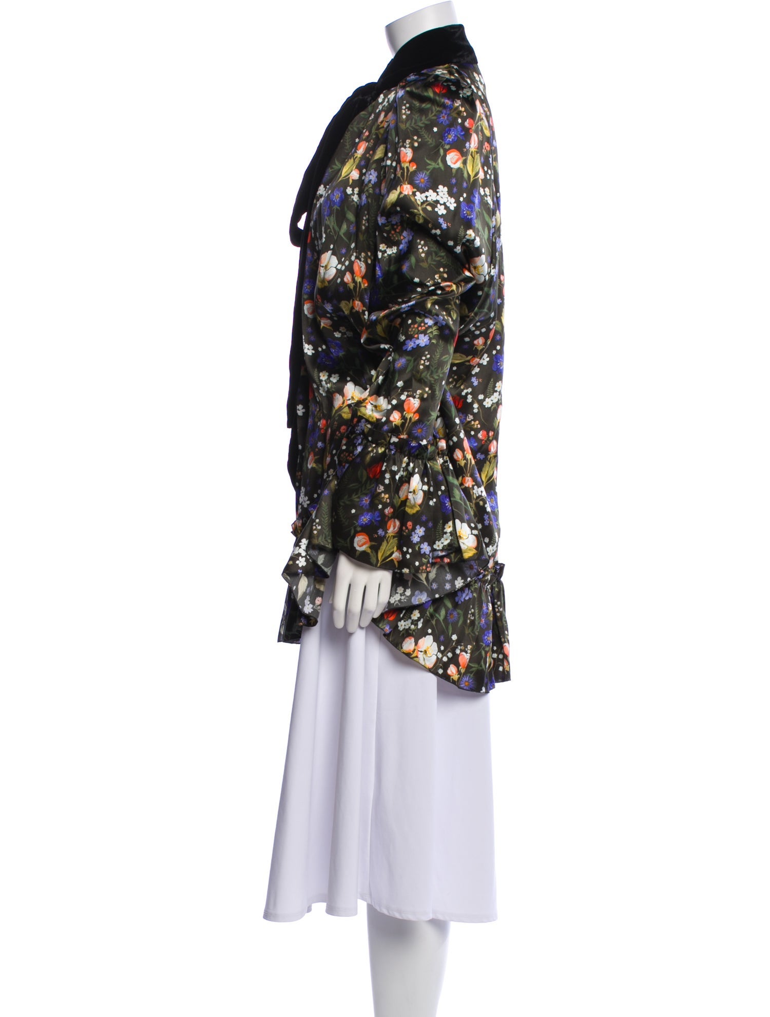 The Vampire's Wife Silk Floral Print Jacket