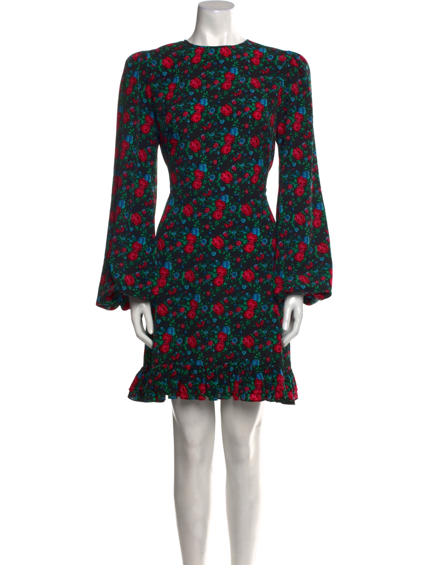 The Vampire's Wife Floral Print Mini Dress