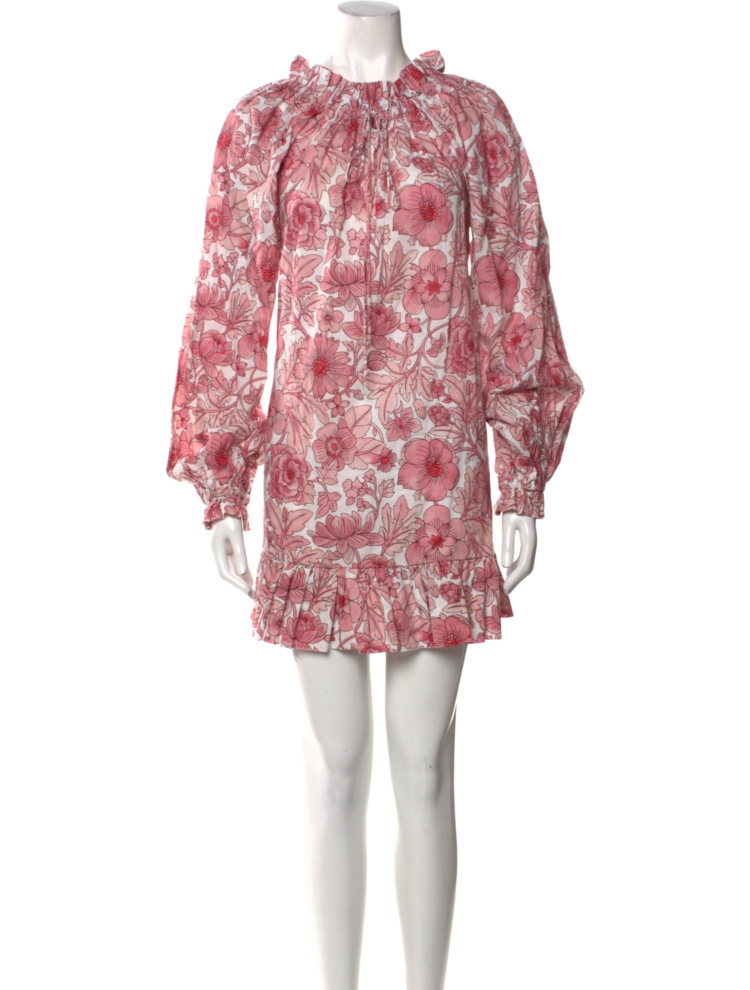 The Vampire's Wife Floral Print Mini Dress