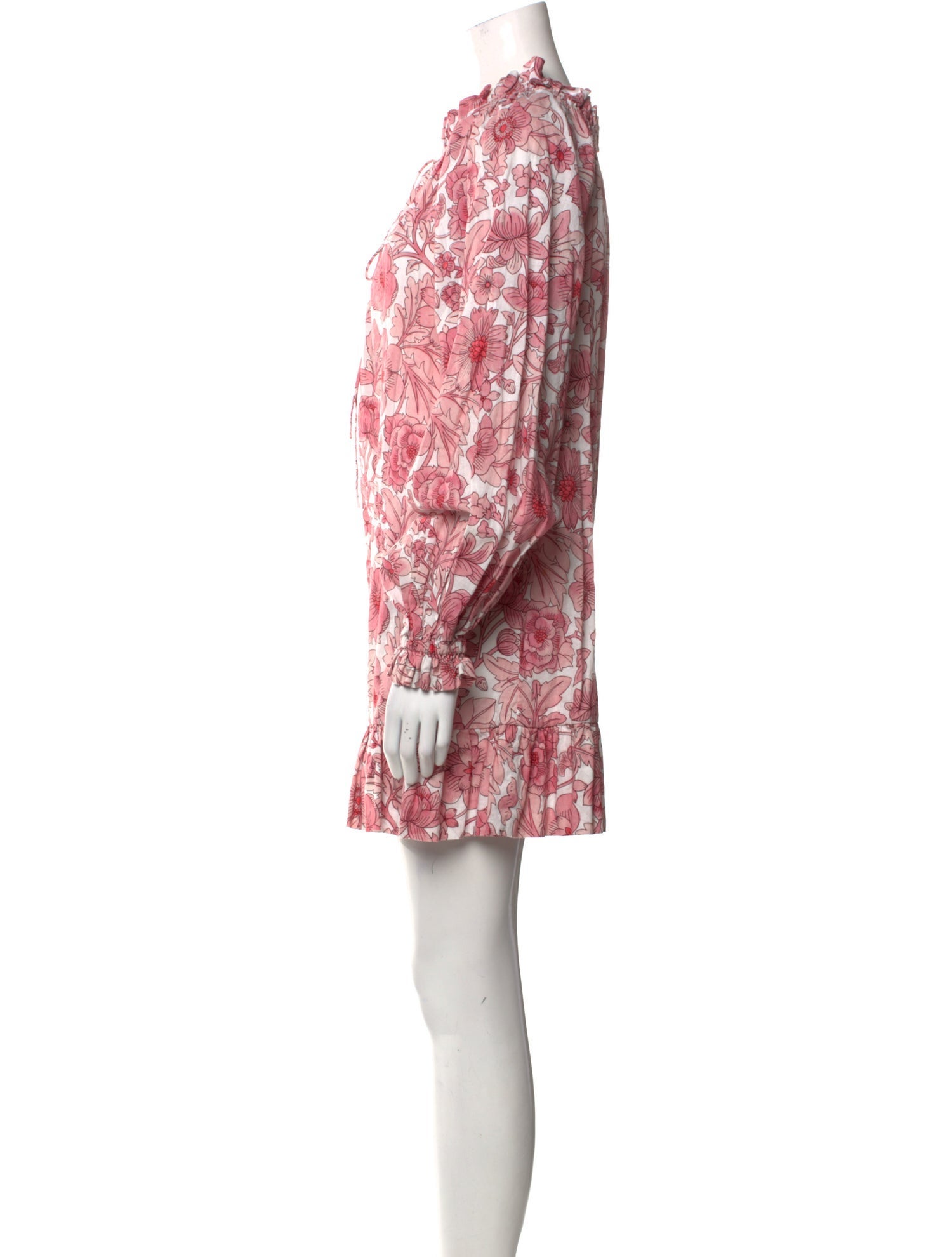 The Vampire's Wife Floral Print Mini Dress