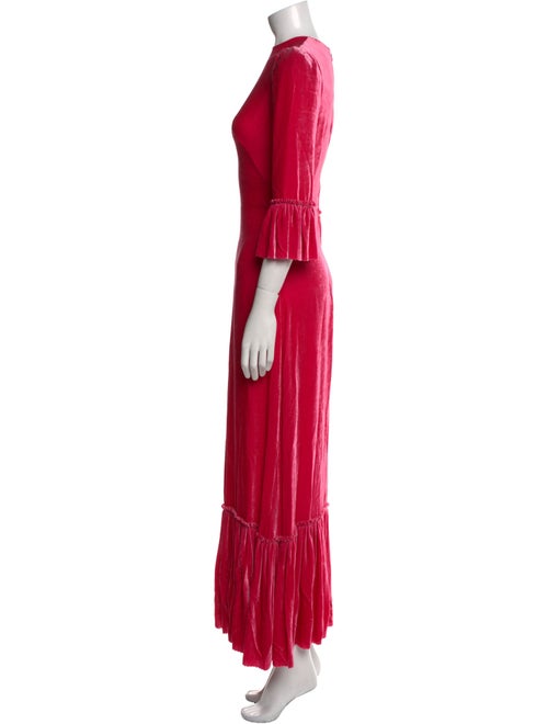 The Vampire's Wife Crew Neck Long Dress