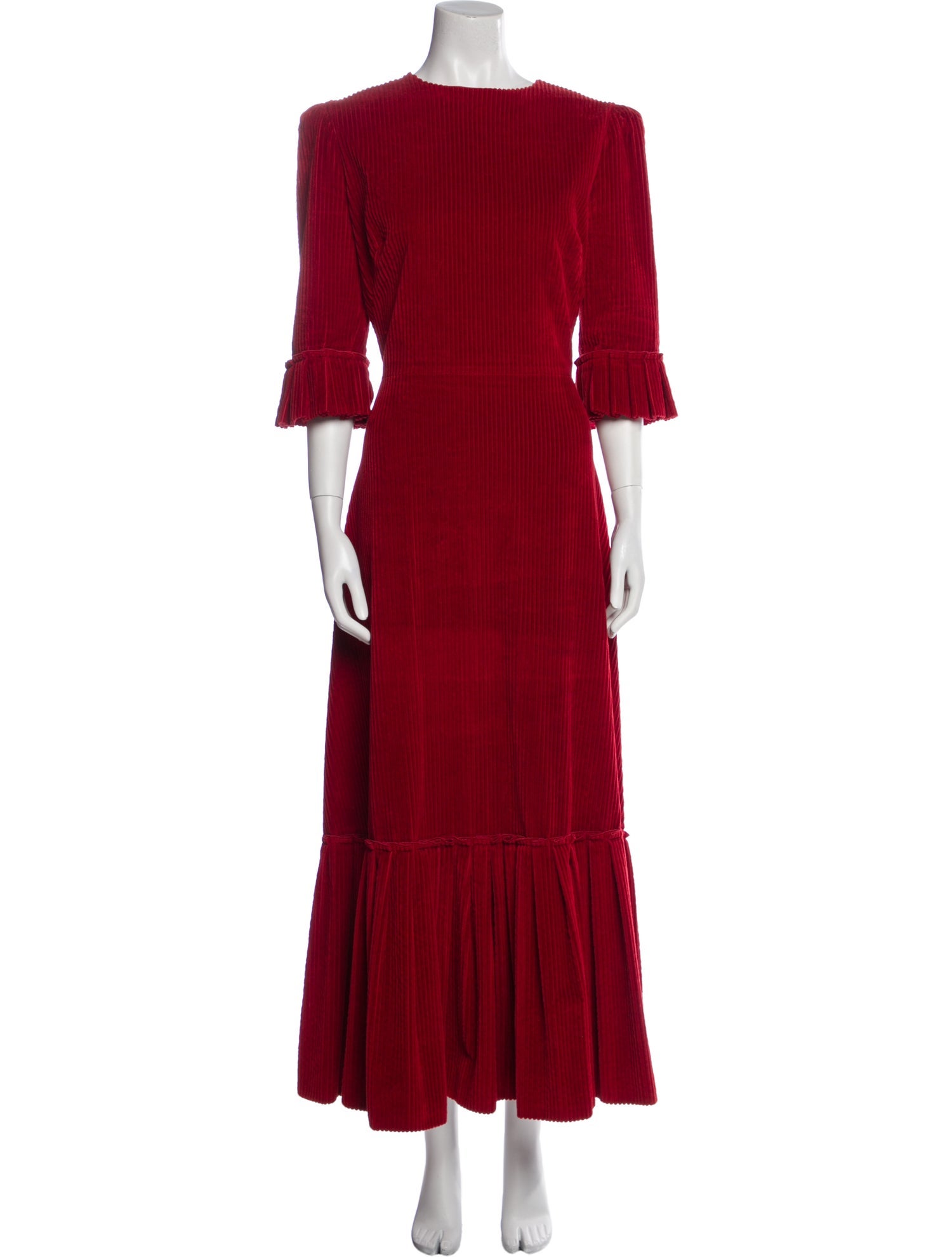 The Vampire's Wife Crew Neck Long Dress