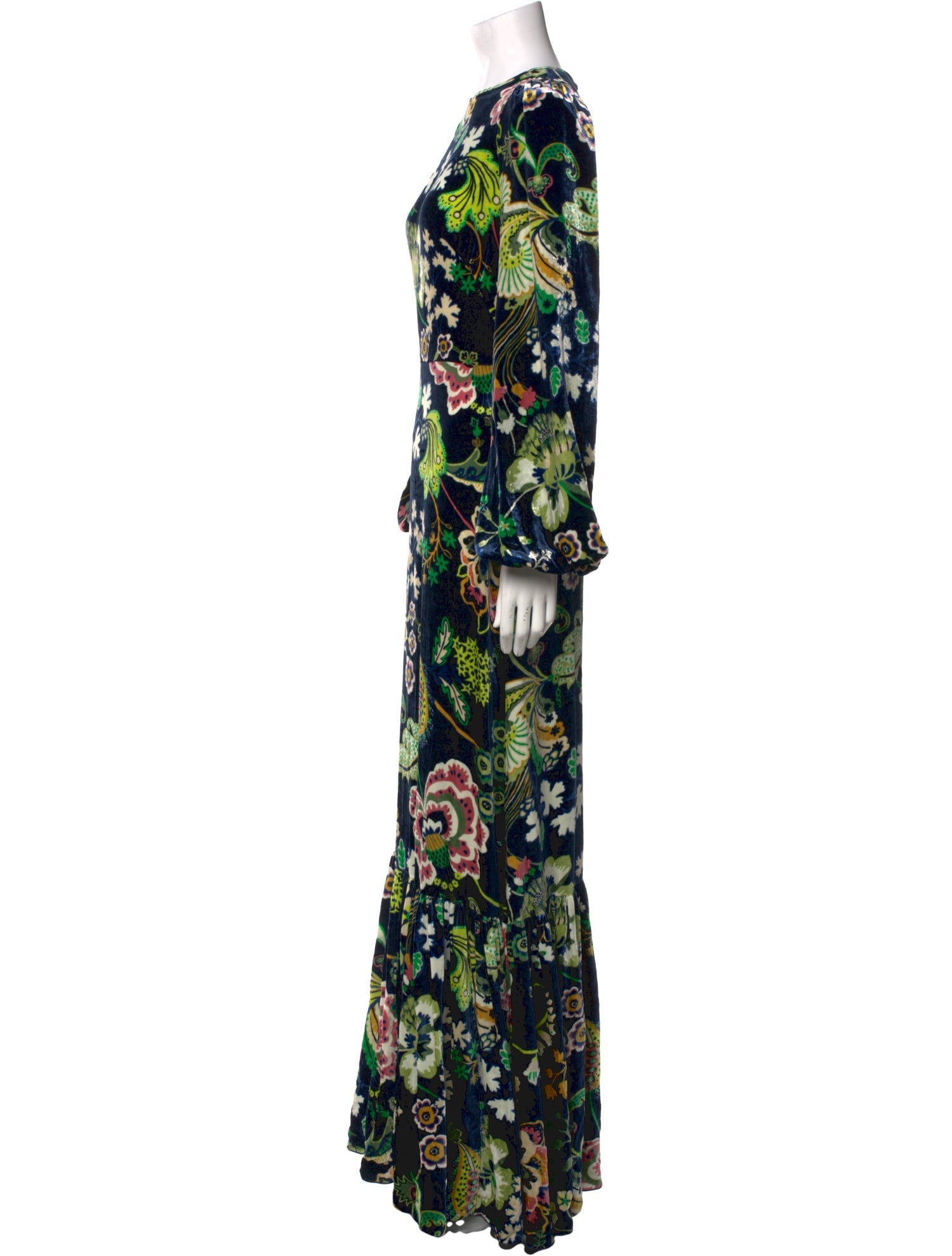 The Vampire's Wife Floral Print Long Dress