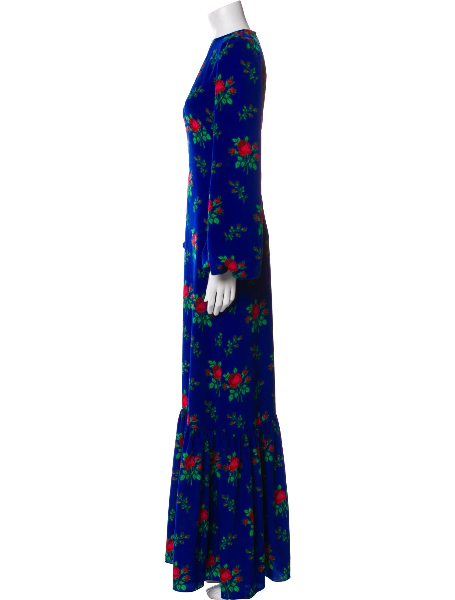 The Vampire's Wife Floral Print Long Dress