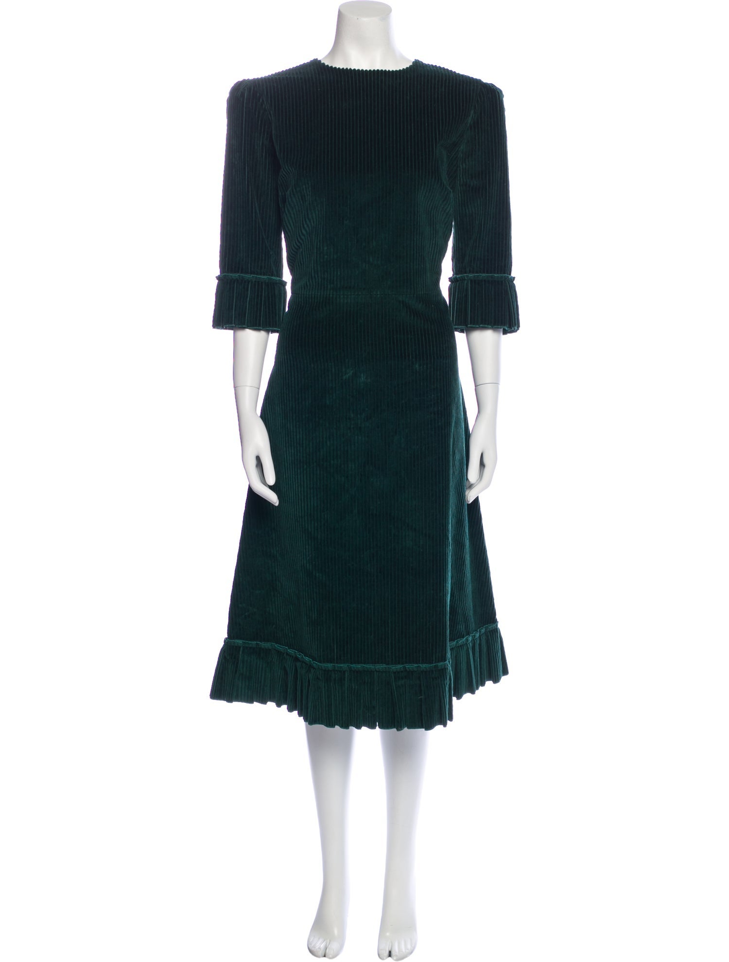 The Vampire's Wife Corduroy Midi Length Dress w/ Tags