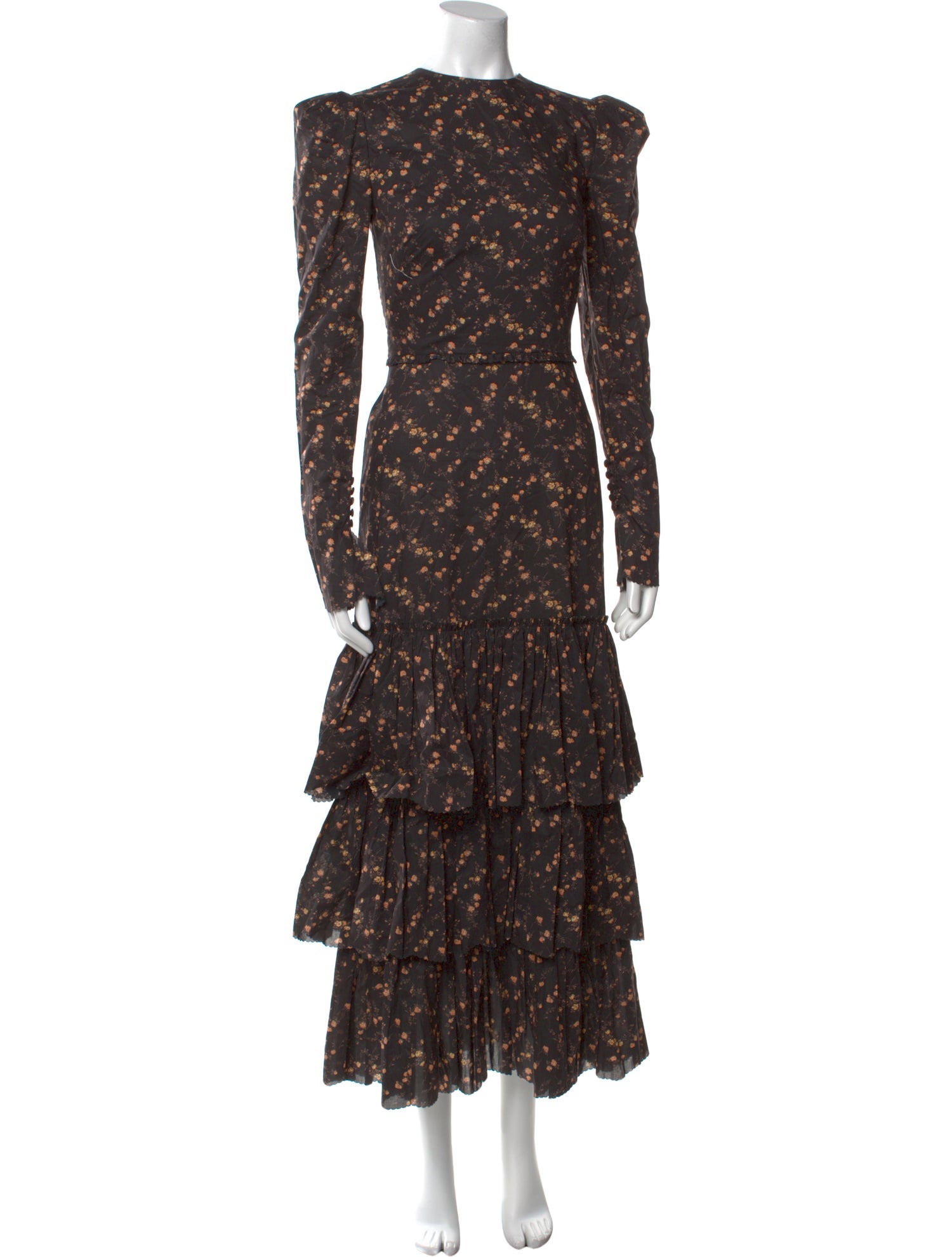The Vampire's Wife Floral Print Long Dress