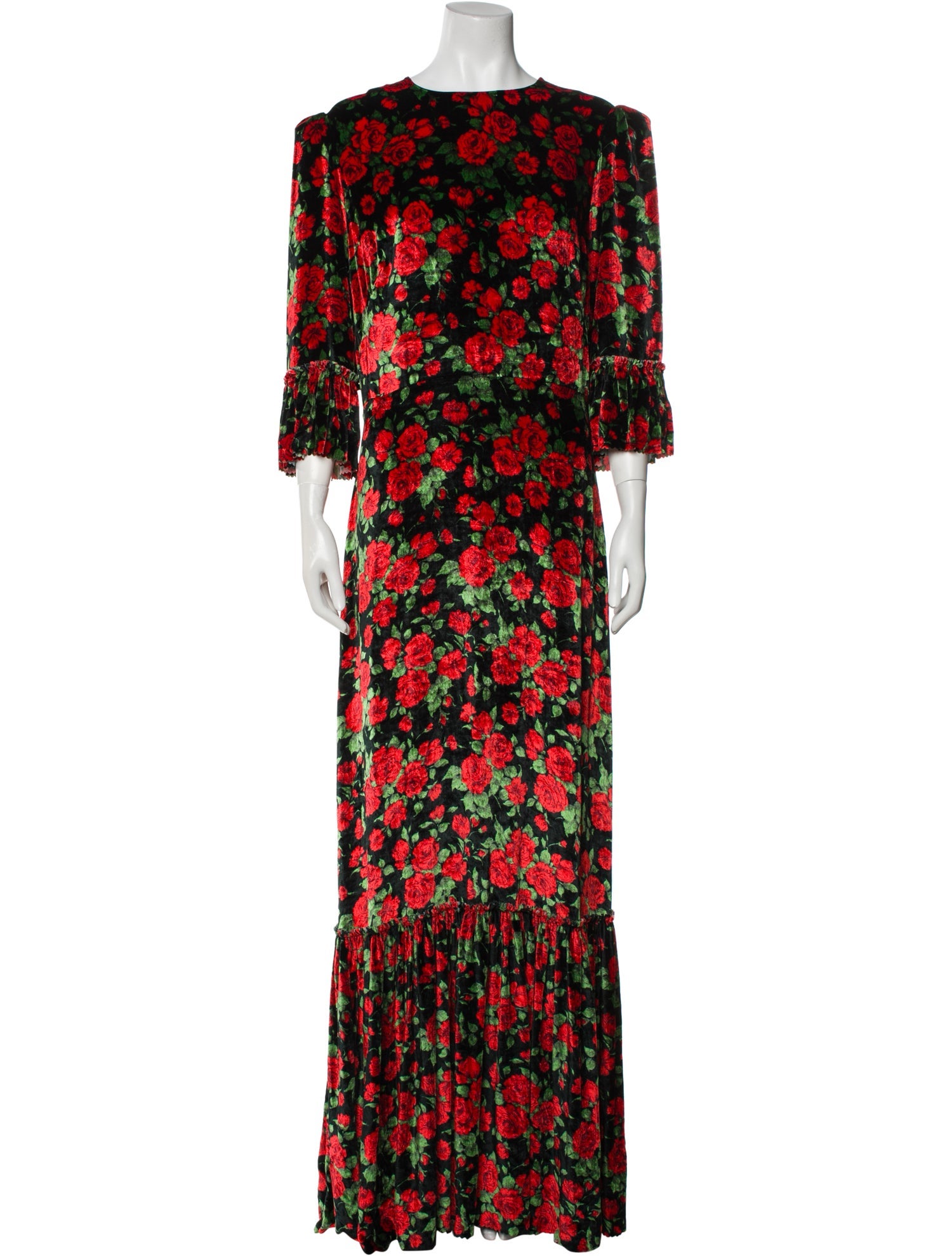 The Vampire's Wife Floral Print Long Dress