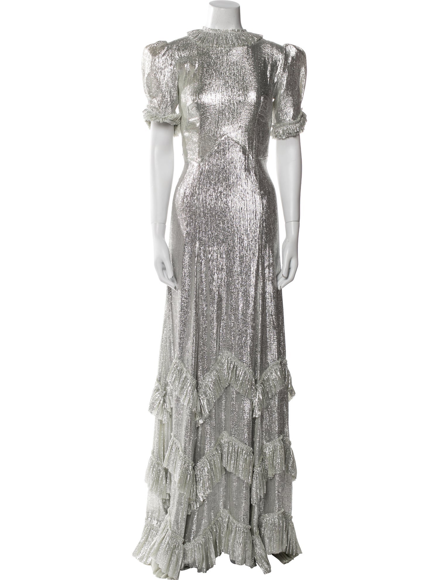 The Vampire's Wife Lace Pattern Long Dress