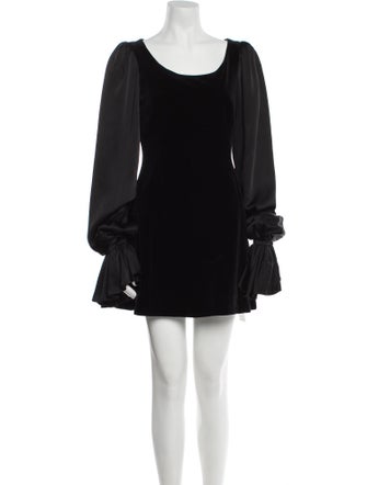 The Vampire's Wife Bateau Neckline Mini Dress