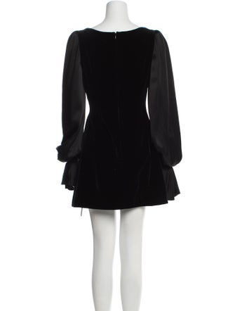 The Vampire's Wife Bateau Neckline Mini Dress