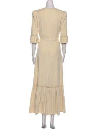 The Vampire's Wife Bateau Neckline Long Dress