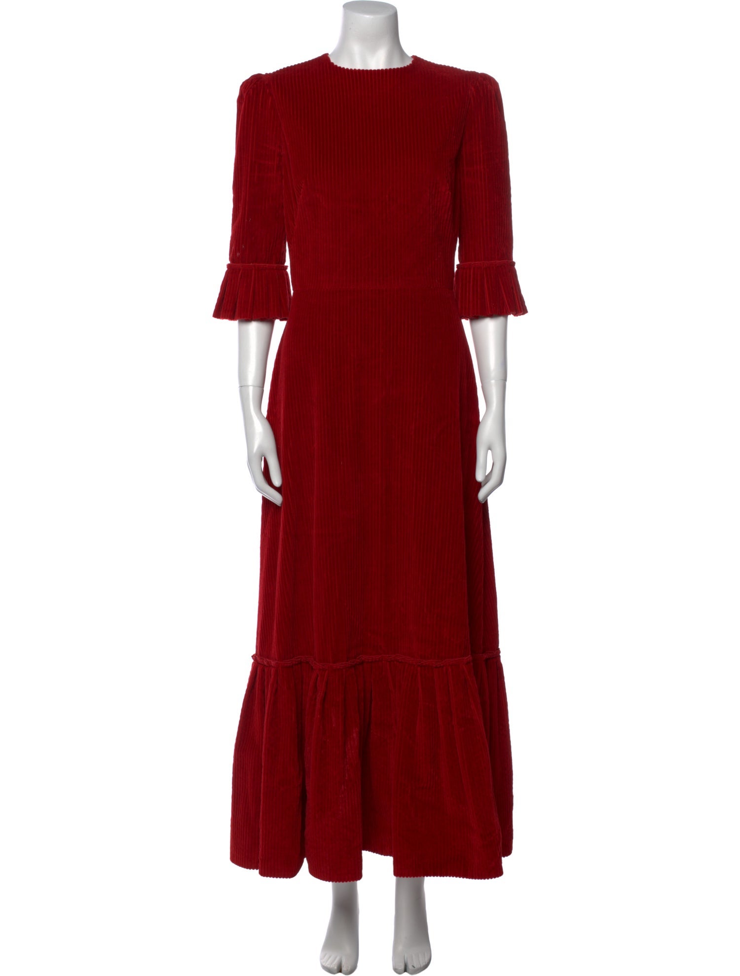 The Vampire's Wife Crew Neck Long Dress