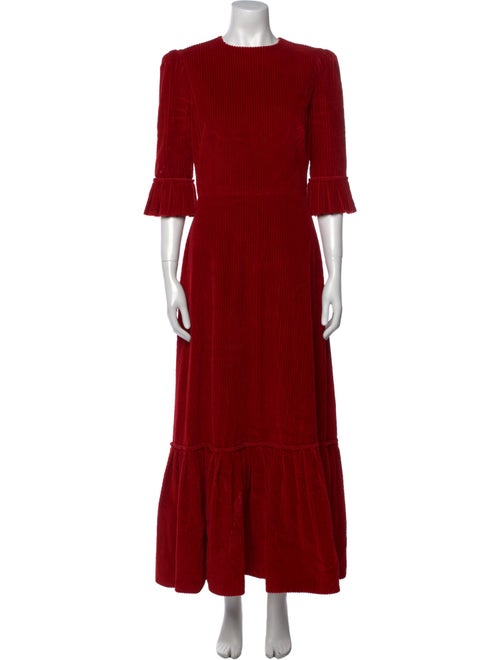 The Vampire's Wife Crew Neck Long Dress