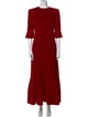 The Vampire's Wife Crew Neck Long Dress