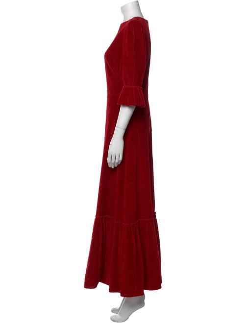 The Vampire's Wife Crew Neck Long Dress