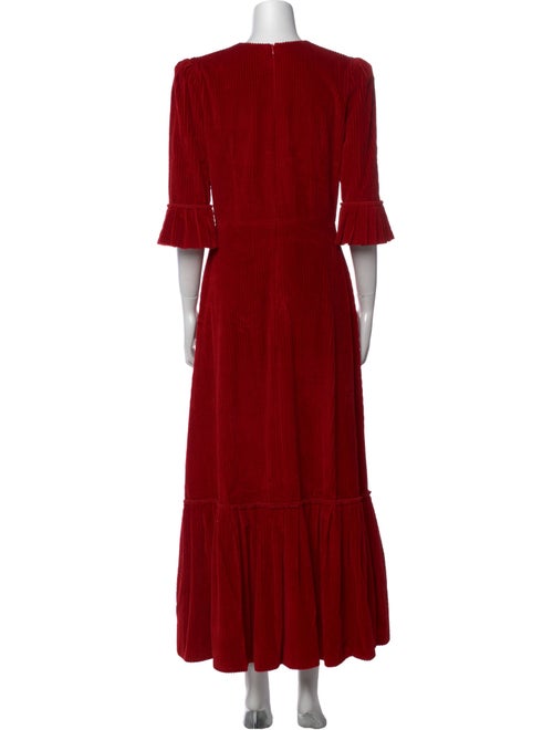 The Vampire's Wife Crew Neck Long Dress