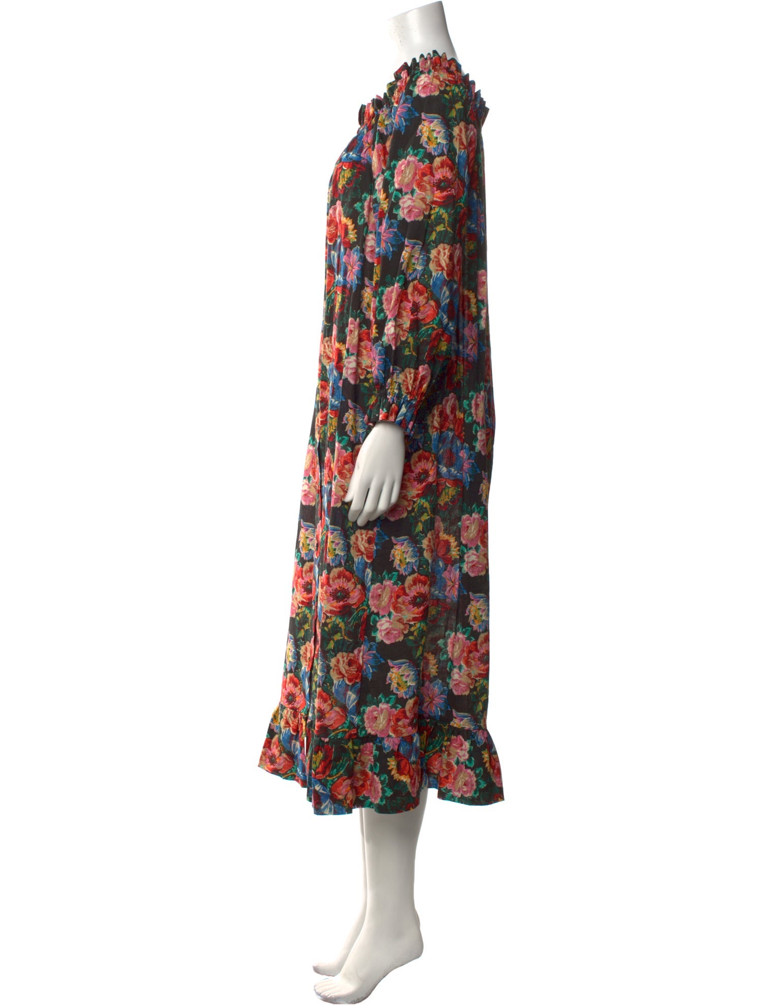 The Vampire's Wife Floral Print Midi Length Dress w/ Tags