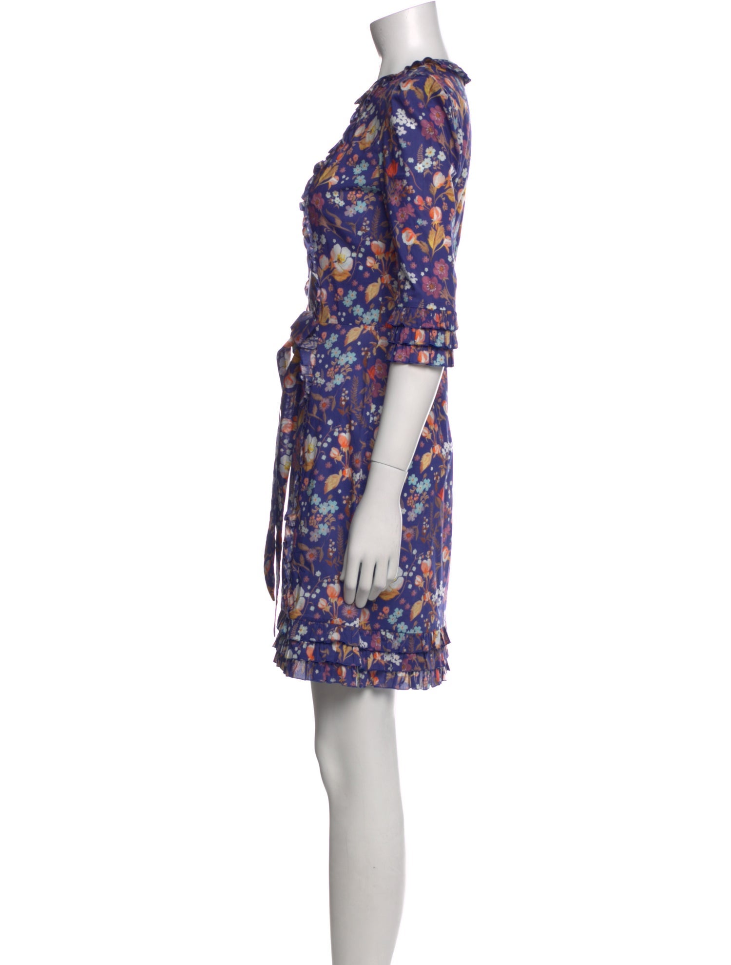 The Vampire's Wife Floral Print Mini Dress