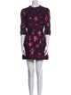 The Vampire's Wife Floral Print Mini Dress