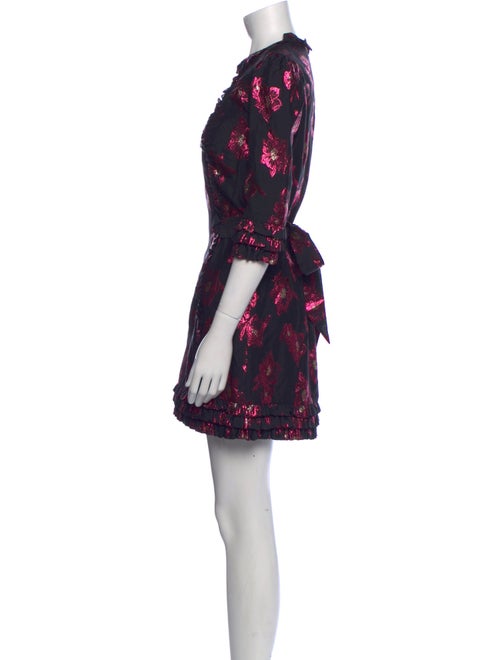 The Vampire's Wife Floral Print Mini Dress