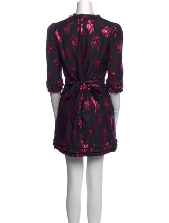 The Vampire's Wife Floral Print Mini Dress