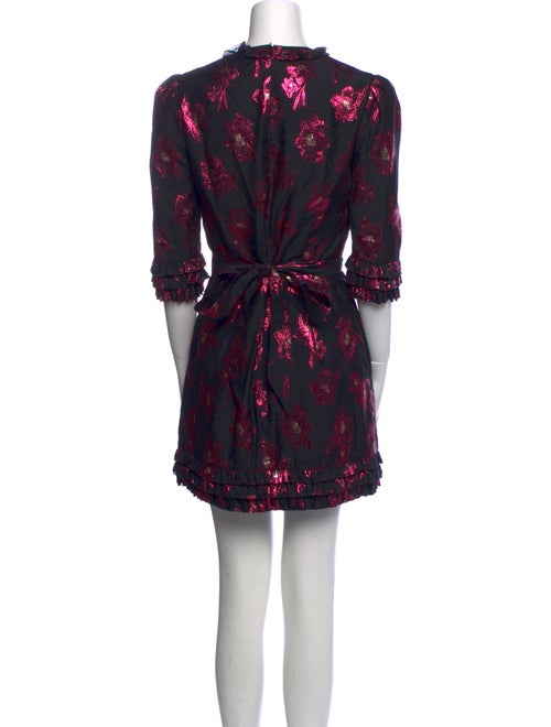 The Vampire's Wife Floral Print Mini Dress