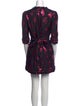 The Vampire's Wife Floral Print Mini Dress