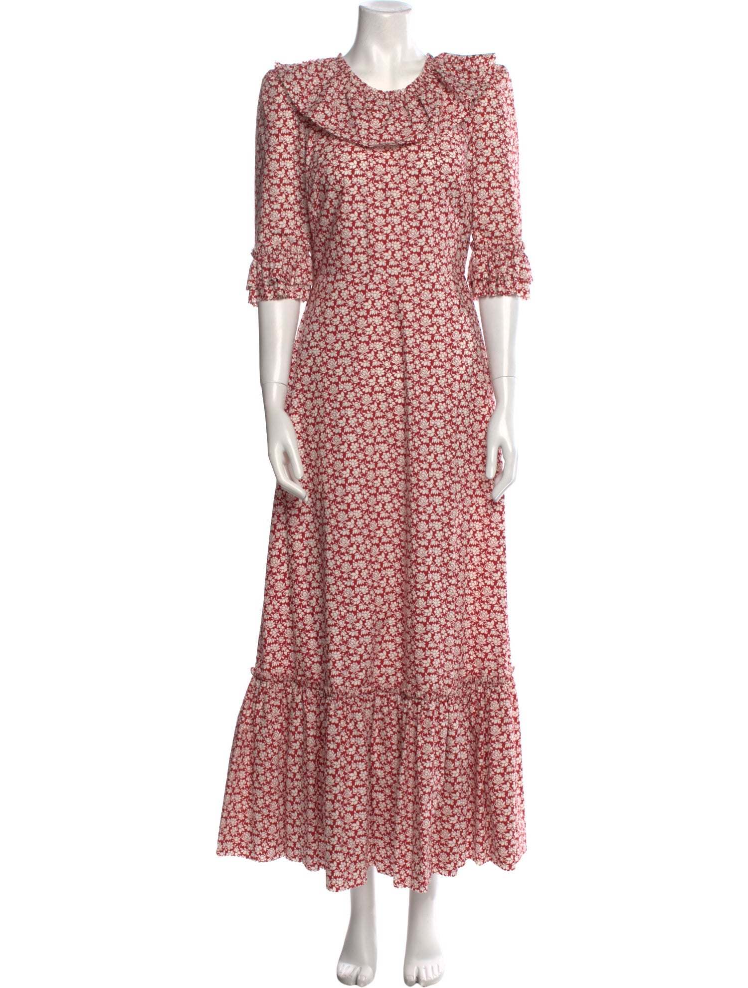 The Vampire's Wife Floral Print Long Dress