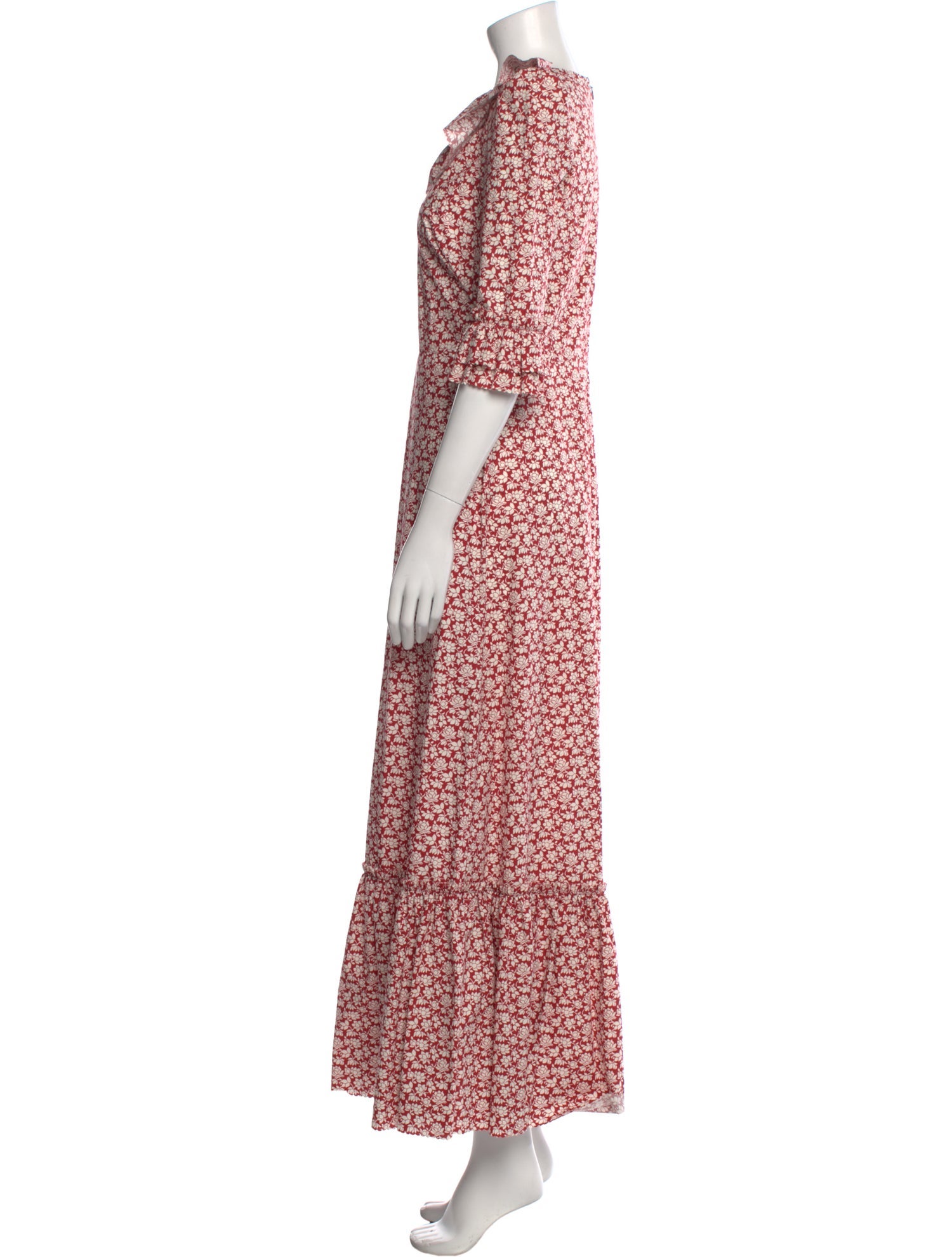The Vampire's Wife Floral Print Long Dress