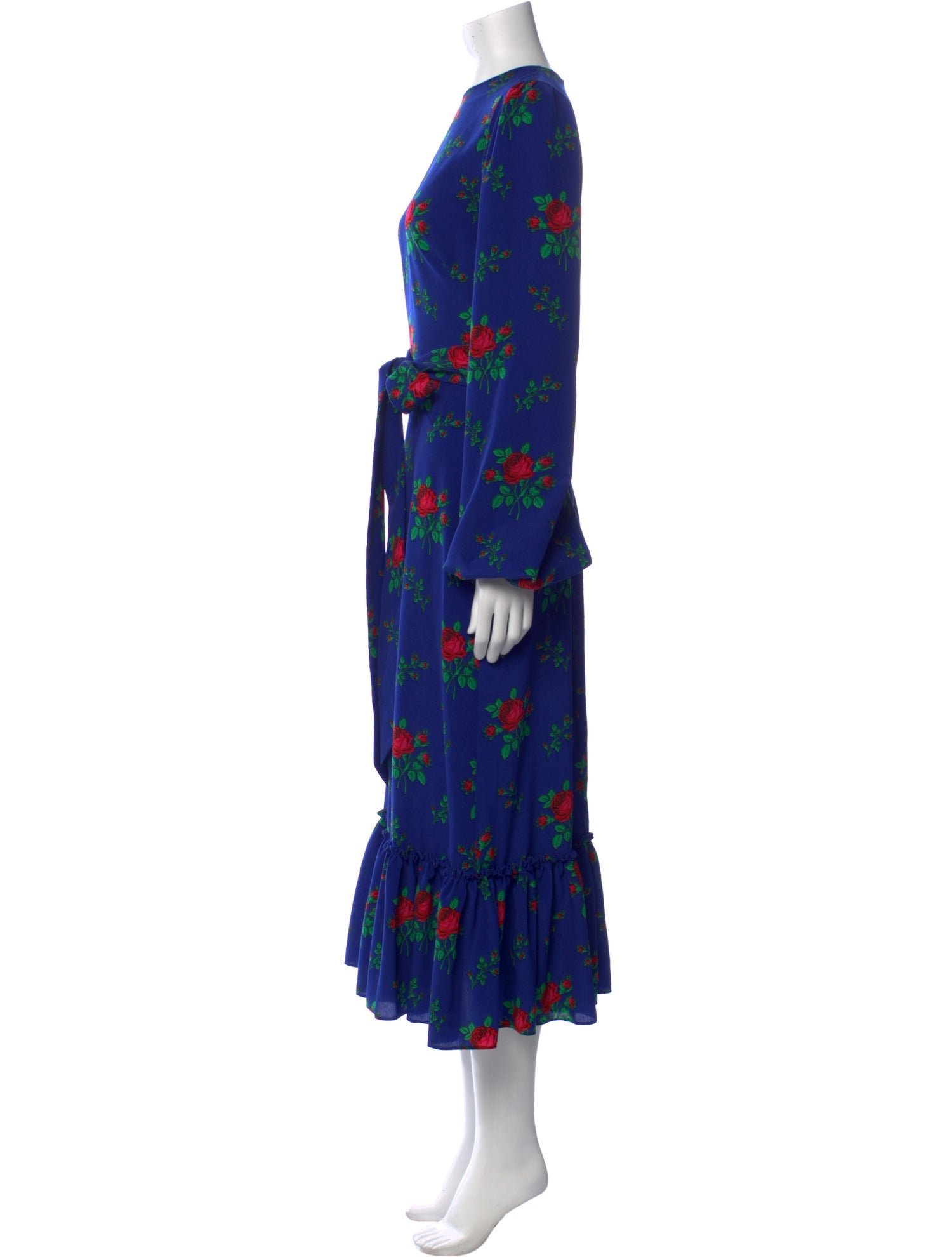 The Vampire's Wife Floral Print Long Dress