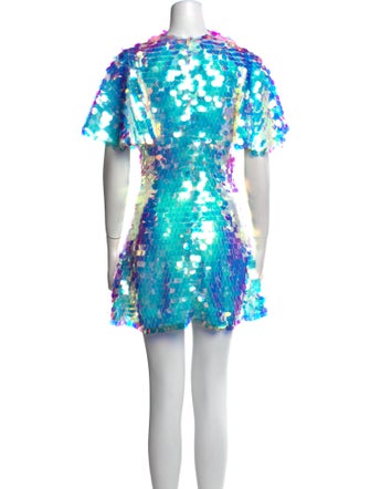 The Vampire's Wife Floral Print Mini Dress