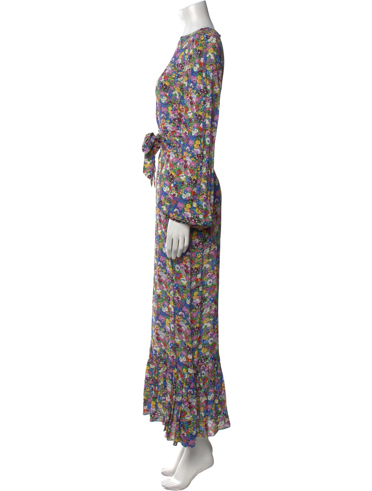 The Vampire's Wife Floral Print Long Dress
