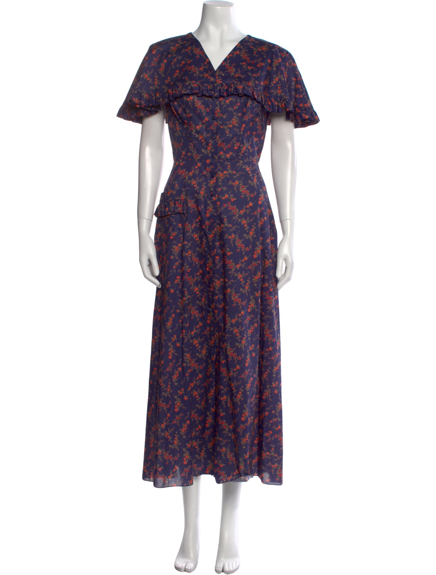 The Vampire's Wife Floral Print Long Dress w/ Tags