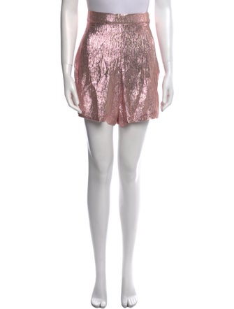 The Vampire's Wife Printed Mini Shorts