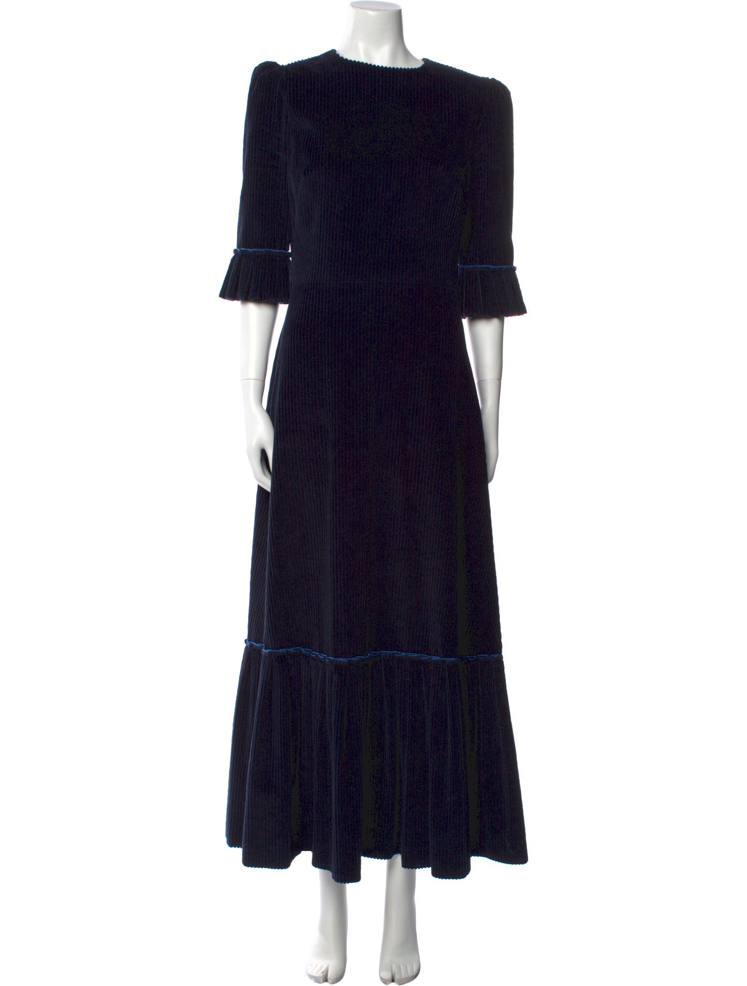 The Vampire's Wife Crew Neck Long Dress