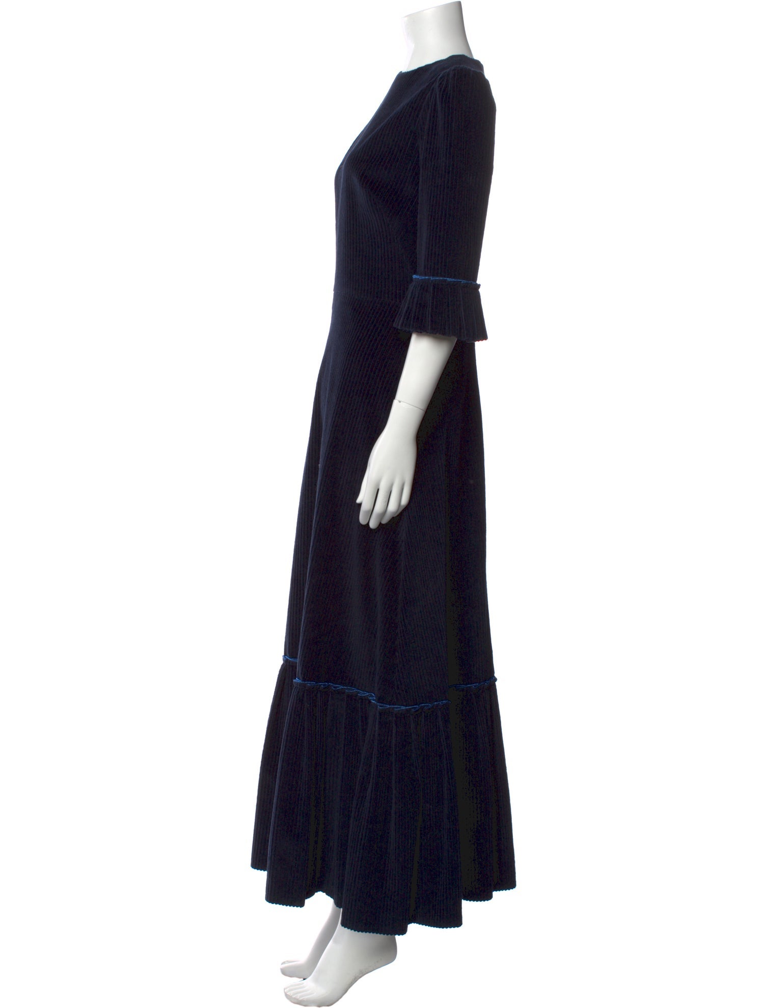 The Vampire's Wife Crew Neck Long Dress