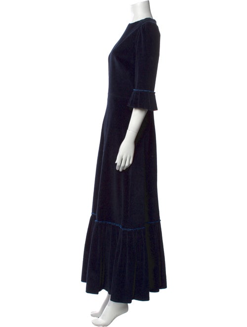 The Vampire's Wife Crew Neck Long Dress