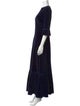 The Vampire's Wife Crew Neck Long Dress